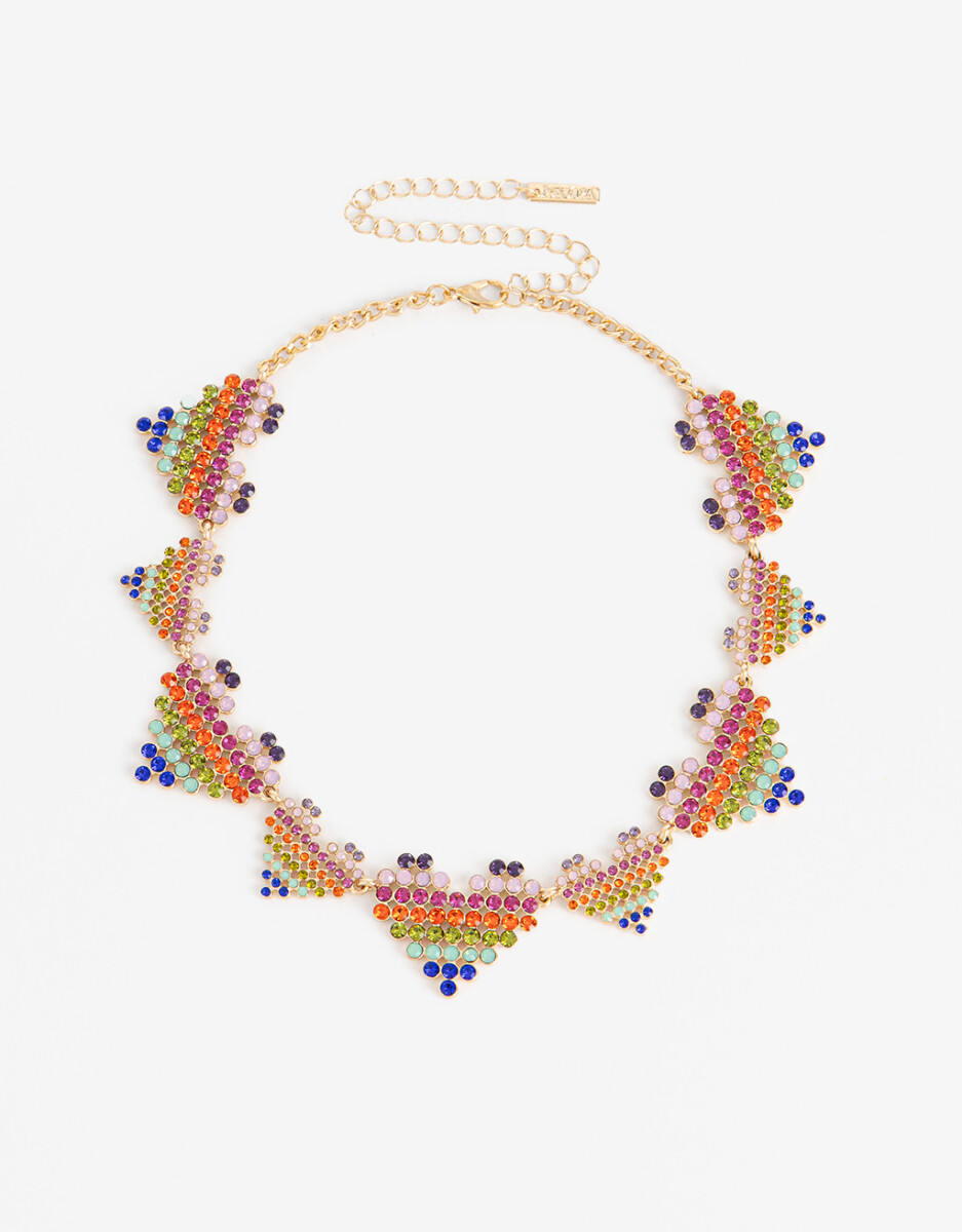 Choker Corazones Multicolor 