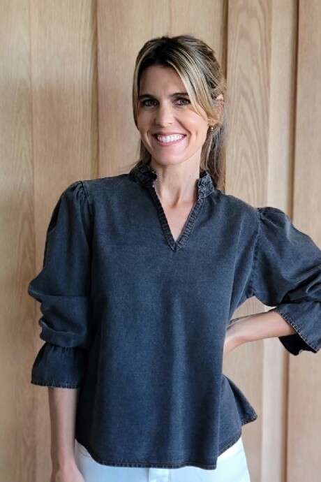 Blusa Copenhague Denim Negro