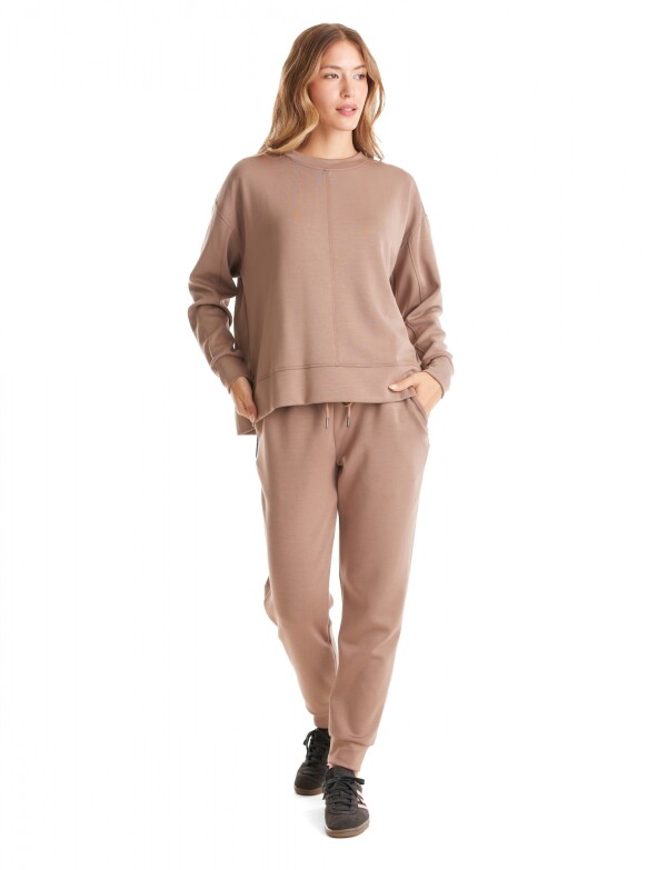 Buzo Pespuntes TOSTADO