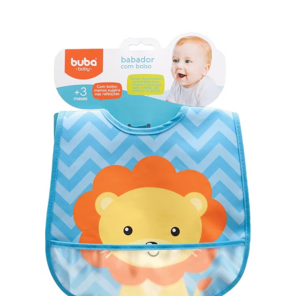 Babero alimentacion BUBA animals leon