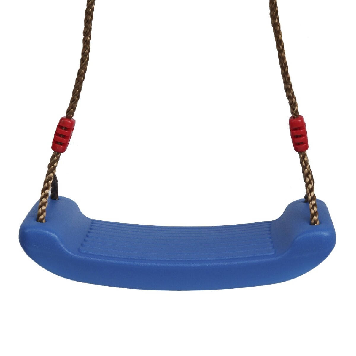 Hamaca Infantil Plástico Rígido c/Cuerdas Gruesas Ajustables - Azul 