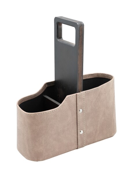 Matera de Auto en Madera Taupe