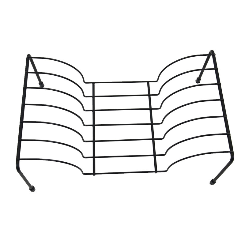 Soporte vertical para platos NEGRO