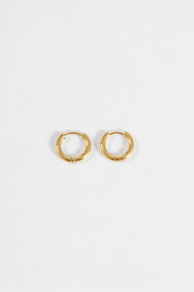 Aros acero extra small - dorado 