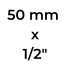 Abrazadera de derivación 32mm x 1/2" Arangul Abrazadera De Derivación 50mm X 1/2" Arangul