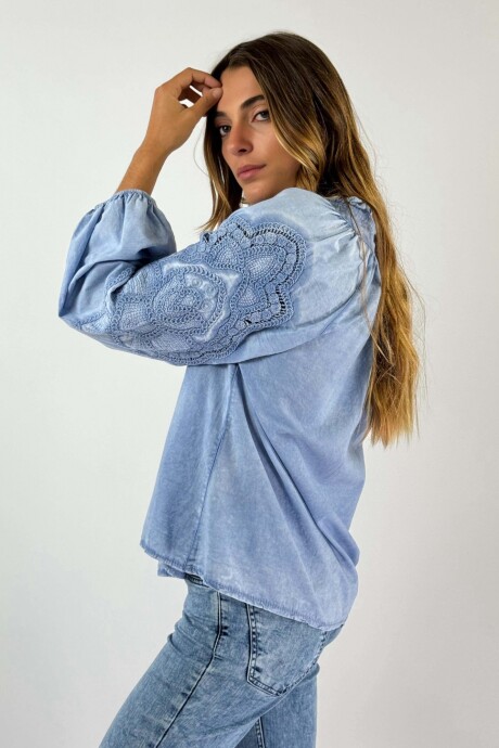 BLUSA ORIONIS Celeste
