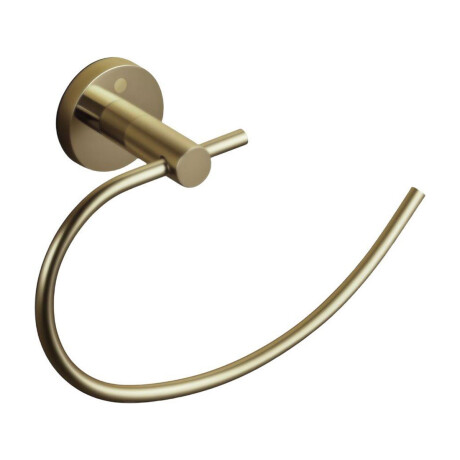 TOALLERO ARO METALICO DE BAÑO LINEA LATON COLOR BRUSHED GOLD DORADO-BRUSHED GOLD