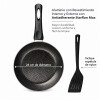Sartén de Aluminio Antiadherente 24cm Tramontina con Espátula Sartén de Aluminio Antiadherente 24cm Tramontina con Espátula