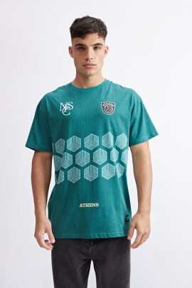 REMERA ECHOES VERDE