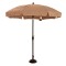 SOMBRILLA DE JARDIN EN ALUMINIO REDONDA DE 2,2 MTS. BEIGE