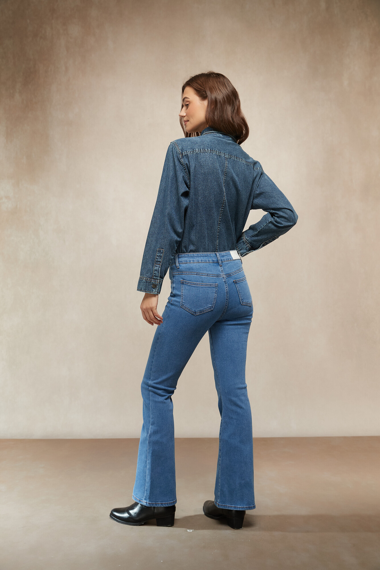 JEAN TOLEDO OXFORD - AZUL — Guapa - Paprika