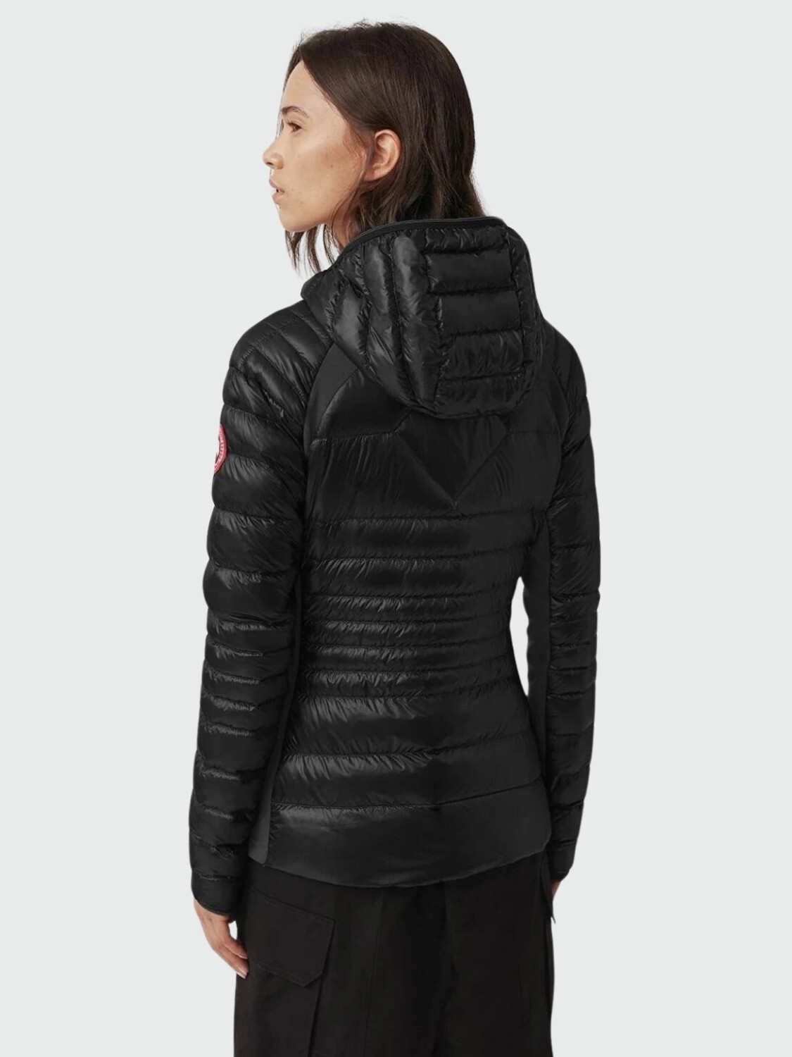 Canada Goose -Campera con capucha rellena de plumas, Hydbridge Lite Hoody Negro