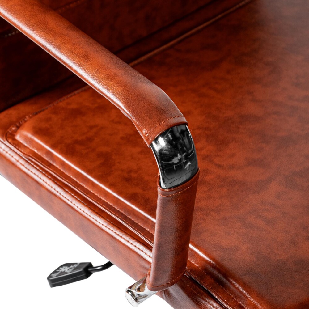 ASIENTO DE OFICINA PU-Y-METAL MARRON HY-1062