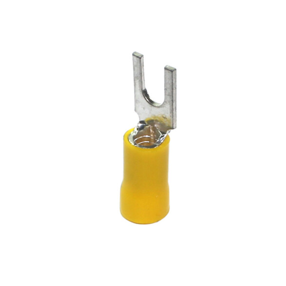 Terminal horquilla M4 p/cables: 2,7-6mm2 amarillo HR1603W