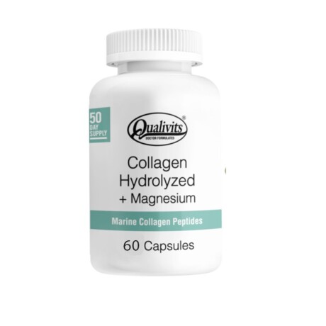 Colágeno Hidrolizado + Magnesio Qualivits 60 Cápsulas Colágeno Hidrolizado + Magnesio Qualivits 60 Cápsulas
