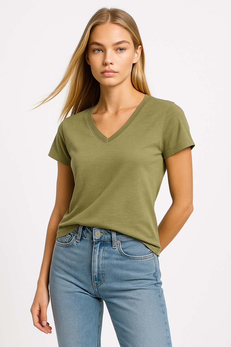 Remera Blumi - Verde Oliva Claro 
