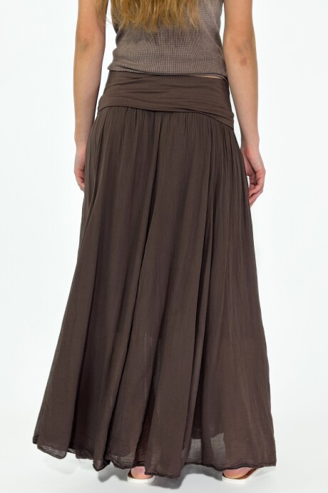 POLLERA BRENTA Chocolate