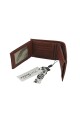 Billetera grande Marron