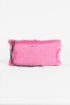 Estuche bordado rosa
