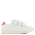 Championes Unisex Boomerang Velcro Blanco - Fucsia