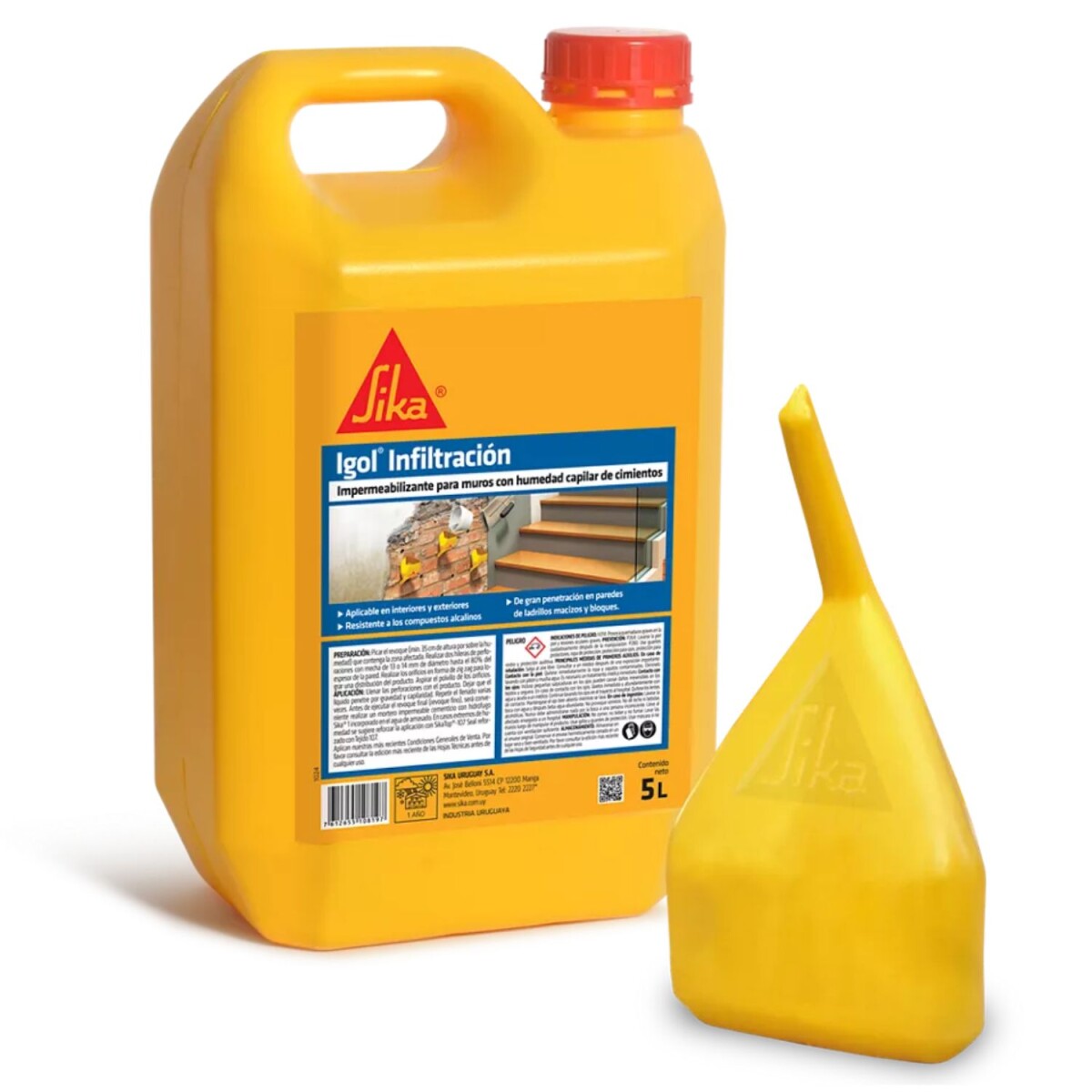 Impermeabilizante Sika Igol Infiltración de 5L 