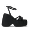 Sandalias de Mujer Miss Carol SEOUL con plataforma Negro