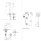 Juego Completo De Griferia De Baño Linea Lilo Fv CROMO