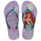Sandalias Infantiles Havaianas Kids Slim Princes Lila - Verde