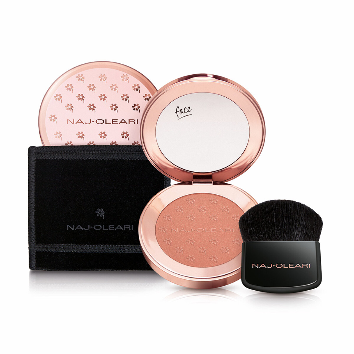 Naj Oleari Lovely Cheek Blush -Sunset Pink 