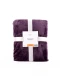 MANTA FLANNEL LISA 2 PLAZAS PURPURA