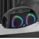 Parlante Con Luz Led Negro