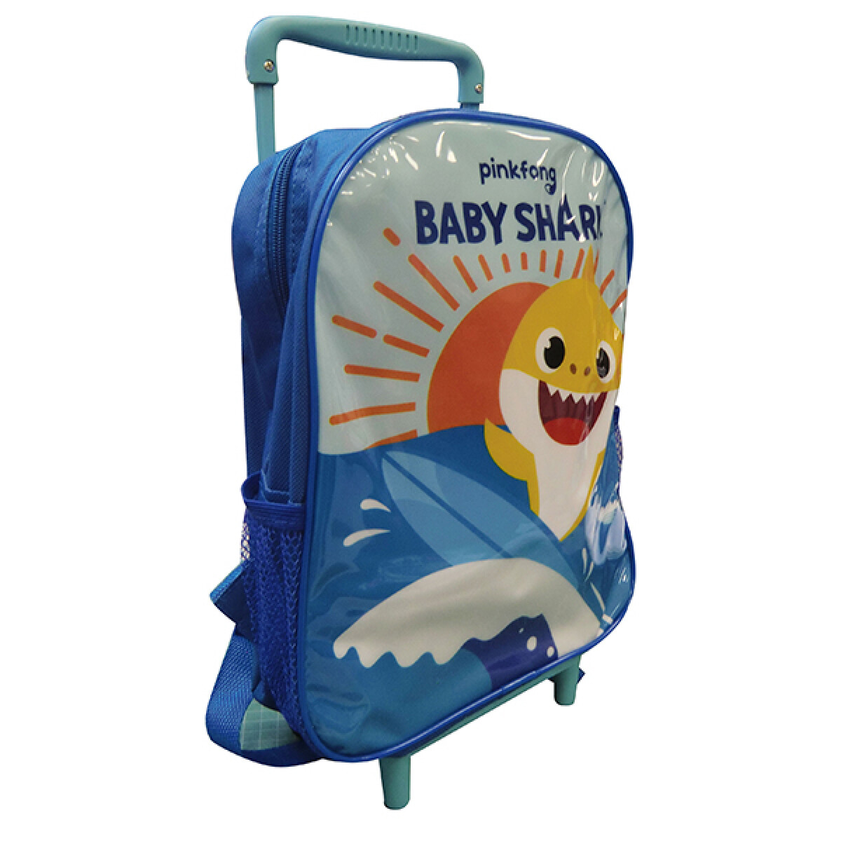 Mochila infantil con carro de Baby Shark Licencia Oficial 