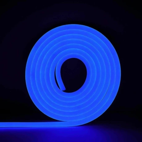 Tira Led 5 Metros 120 Leds 220V IP65 AZUL