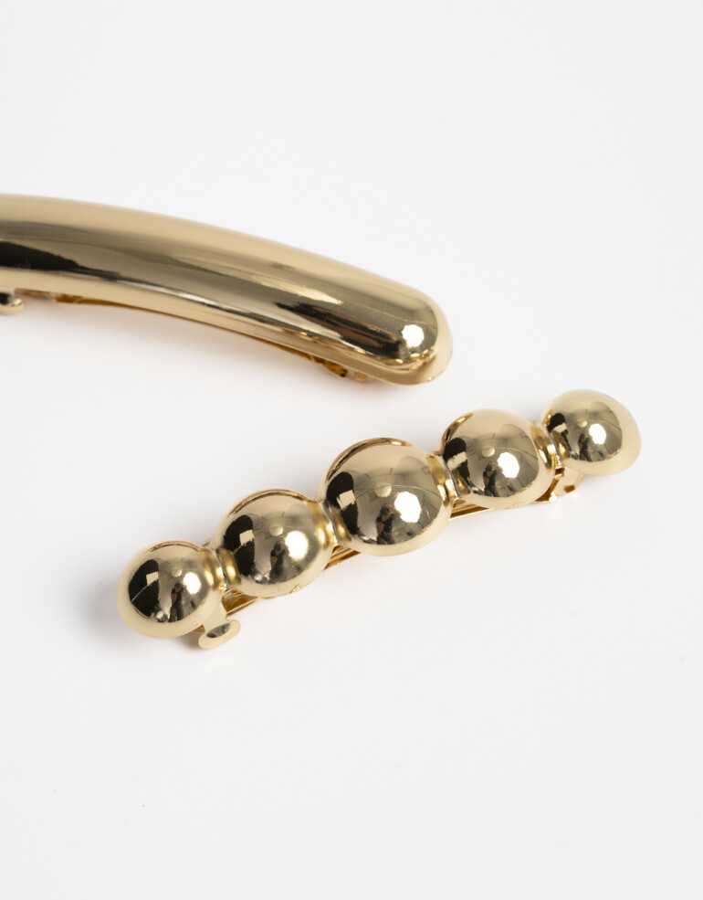 Horquillas Set Metal Set De Hebillas Francesas - Dorado