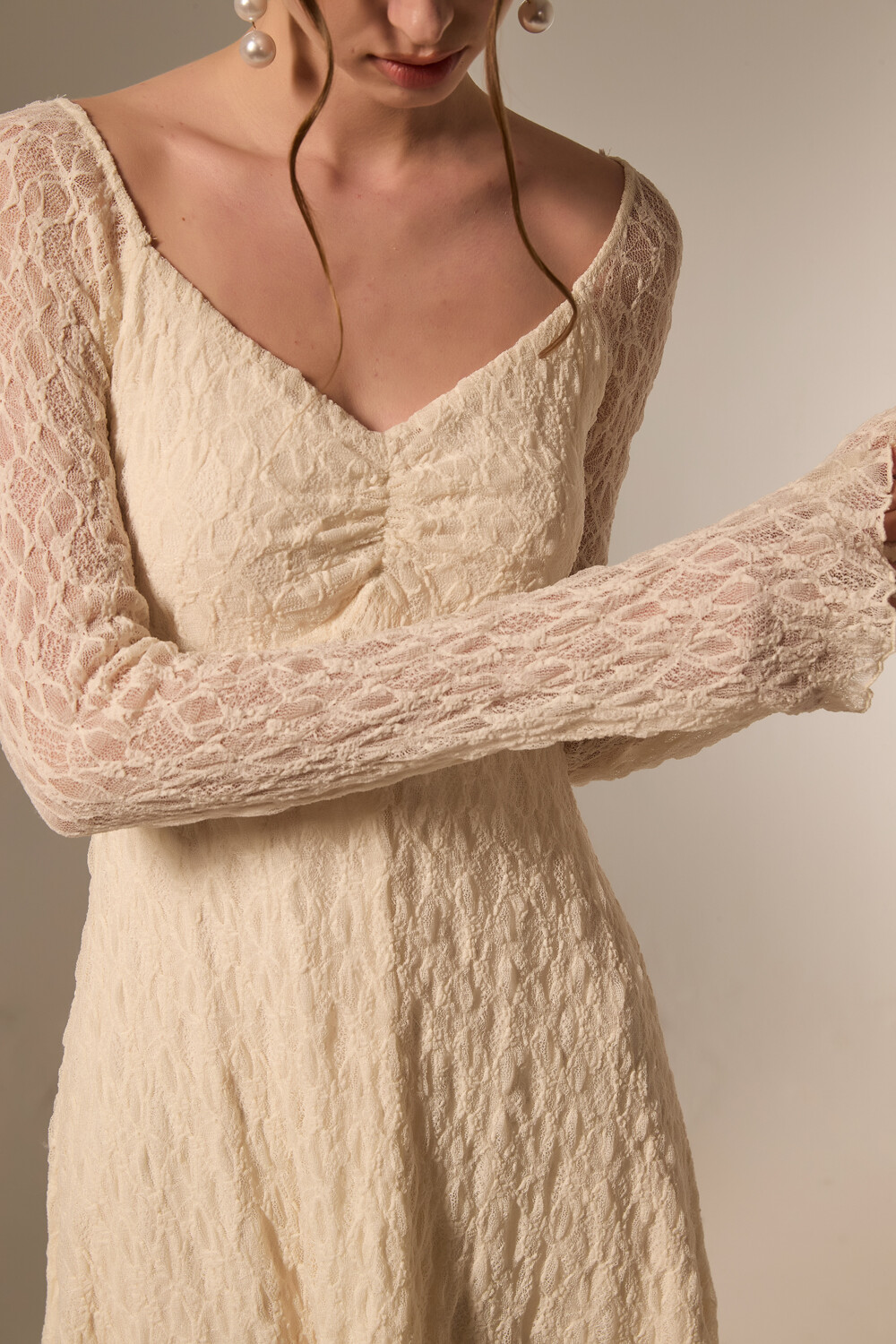 Vestido Wyros Marfil / Off White