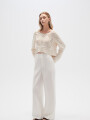 Pantalon Elsoley Marfil / Off White