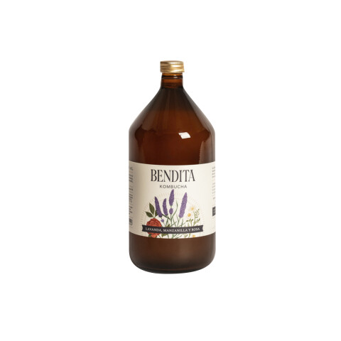 Bendita Kombucha lavanda, manzanilla y rosas 1 L Bendita Kombucha L M Y R 1l