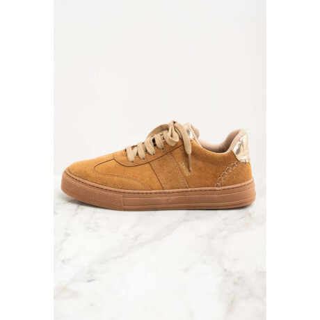 Zapatilla Gamuza Camel
