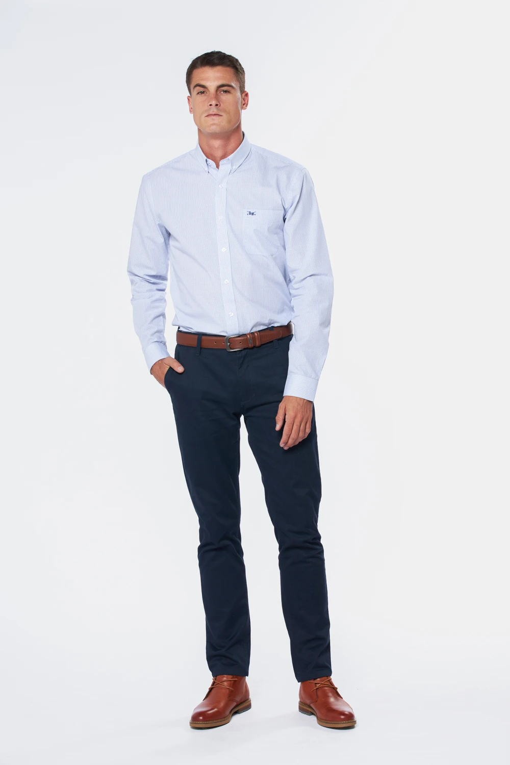 PANTALÓN CLÁSICO Marino