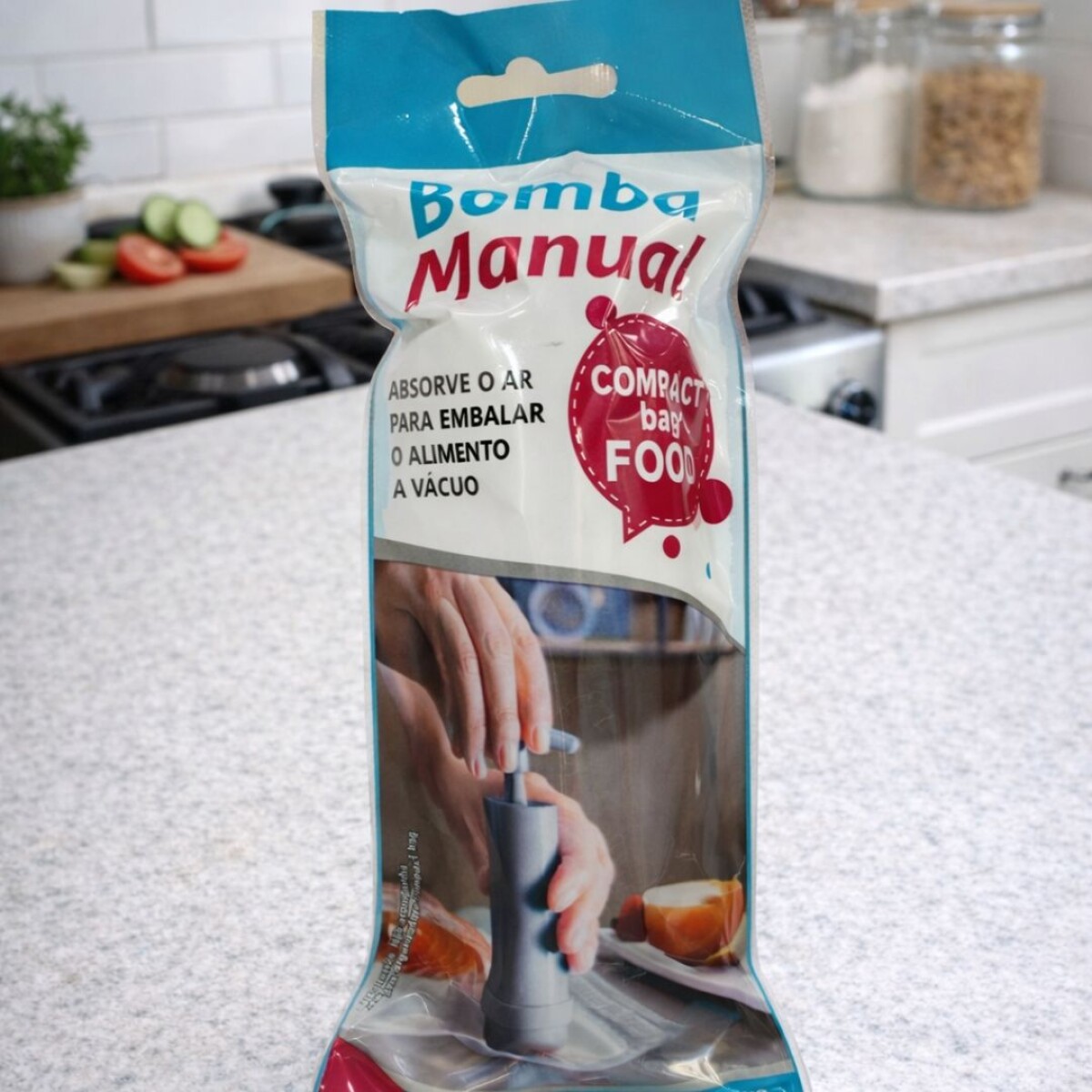 BOMBA MANUAL PARA BOLSAS AL VACIO 