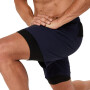 2 In 1 Woven 7In Short - Hombre Midnight