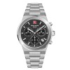 Reloj Swiss Alpine Military Pioneer Ladies 7748.9137 para mujer con correa de acero Negro