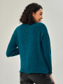 Cardigan Stegman Petroleo Oscuro