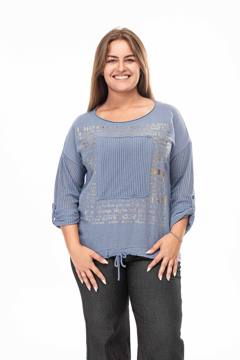 Sweater Florencia - Celeste 