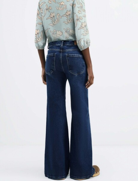 PANTALÓN RECTO AZUL