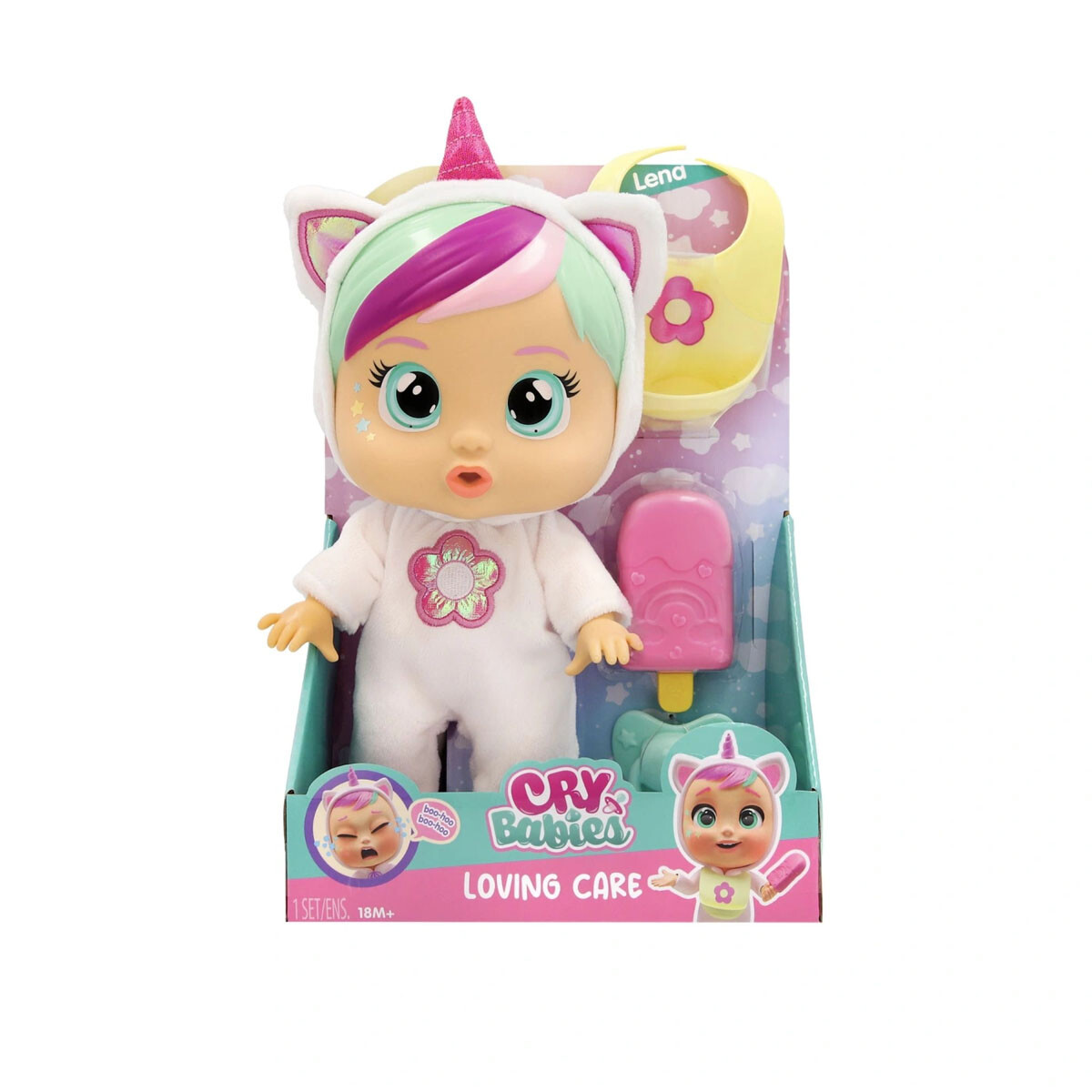 Cry Babies Muñeca Bebés Llorones - Soñador Blanco 