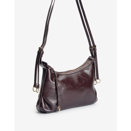 Cartera Formato Bandolera - Marron Chocolate Marron Chocolate