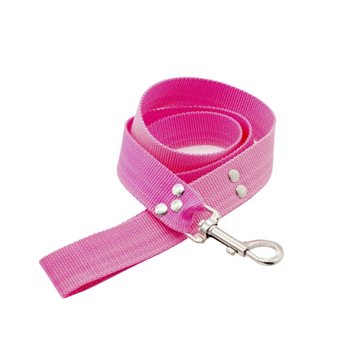 CORREA PERRO ENGANCHE MOSQUETON 1.20 M X 3.5 CM - ROSA 