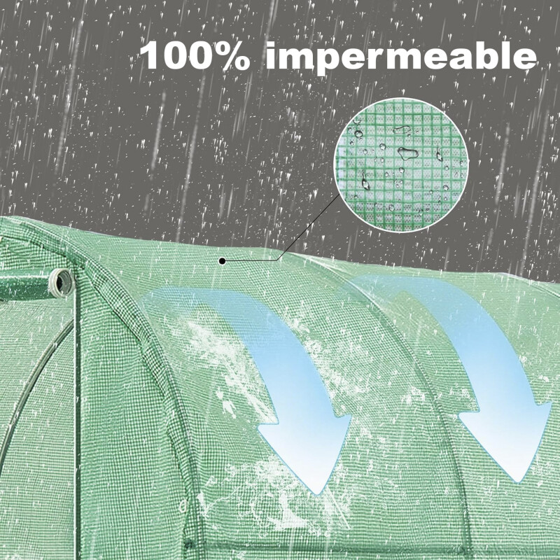 Invernadero Ecodrop con Filtro UV 400x300x200cm Invernadero Ecodrop con Filtro UV 400x300x200cm
