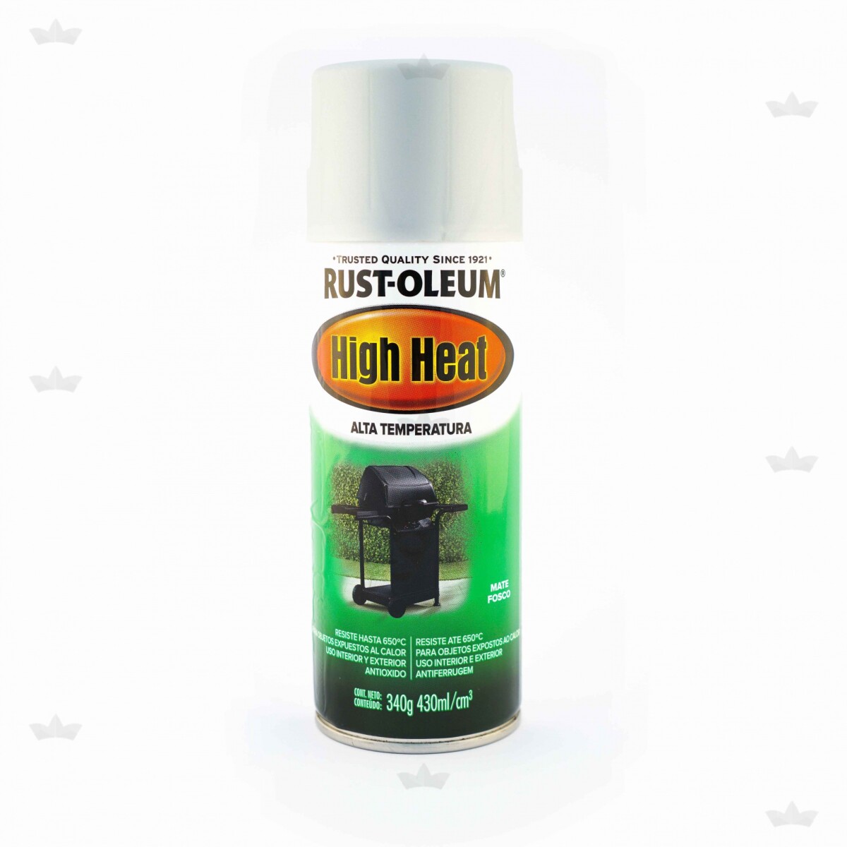 AEROSOL RUST OLEUM ALTA-TEMPERATURA PLATA- 340GRS - N/A 
